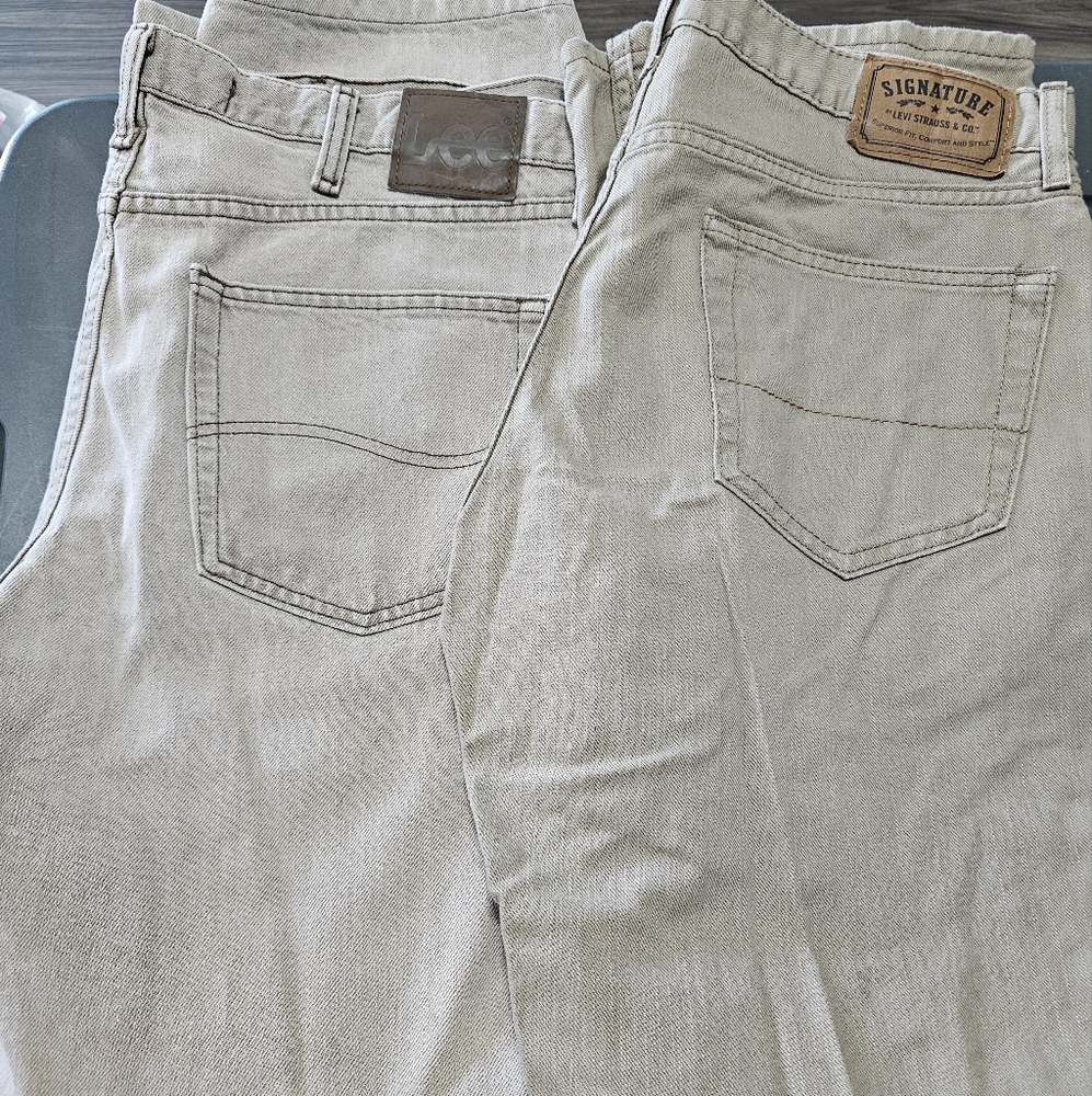 Signature Men's Tan Jeans
